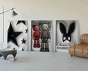 Eye-catching 3D wall art from Hypebeast collection, blending bright colors and playful designs for unique decor.