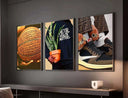 Set of 3 Black Man Art Posters showcasing vibrant cultural expression and identity through bold designs.