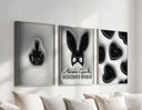 HAUS OF PRINTS Set of 3 Hypebeast Black and White Posters - HYPEBEAST featuring Set of 3 Hypebeast Black and White Posters design elements