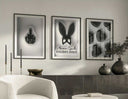A stylish display of Hypebeast posters, emphasizing bold graphics and urban fashion themes for wall decor.