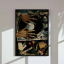 Elegant digital art celebrating Black womanhood, designed for year-round home decor.