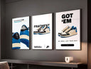 Third design in the Sneakerhead Printable Poster Set featuring unique sneaker art that celebrates individual style.