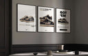 Close-up of a sneaker design from the Streetwear Printable Poster Set featuring bold streetwear art.