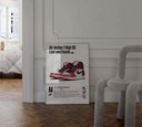 Streetwear Sneakerhead Decoration Poster with an artistic display of trendy sneakers, perfect for modern interiors.