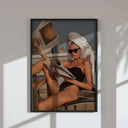 Artistic arrangement of prints from the Trendy Fashion Poster Set showcasing stylish decor.