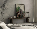 Close-up of stylish footwear and accessories in Urban Masculine Wall Art, ideal for modern decor.