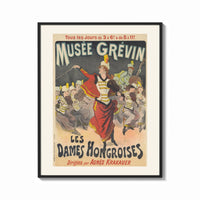 Framed Female conductor leading violin orchestra print shown as a bold statement piece on a clean gallery wall