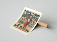 Rolled Female conductor leading violin orchestra poster beside its crush-resistant kraft shipping tube