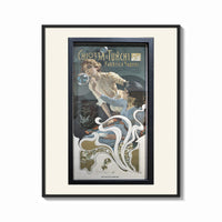 Framed Woman blowing soap bubbles print shown as a bold statement piece on a clean gallery wall
