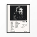 Framed Drake Scorpion print shown as a statement piece on a gallery wall