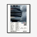 Drake Views album poster artwork featuring the CN Tower