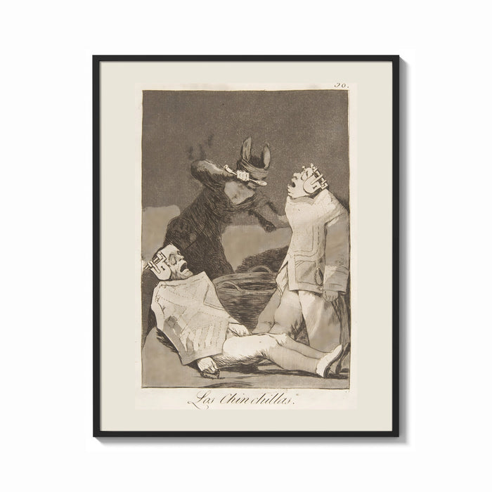 Framed Two figures with locked faces attacked print shown as a bold statement piece on a clean gallery wall