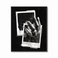 Framed ASAP Rocky At Long Last Rings print shown as a bold statement piece on a clean gallery wall