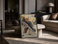 Nike Air Max 1/97 Sean Wotherspoon print on the floor, leaning against a travertine table