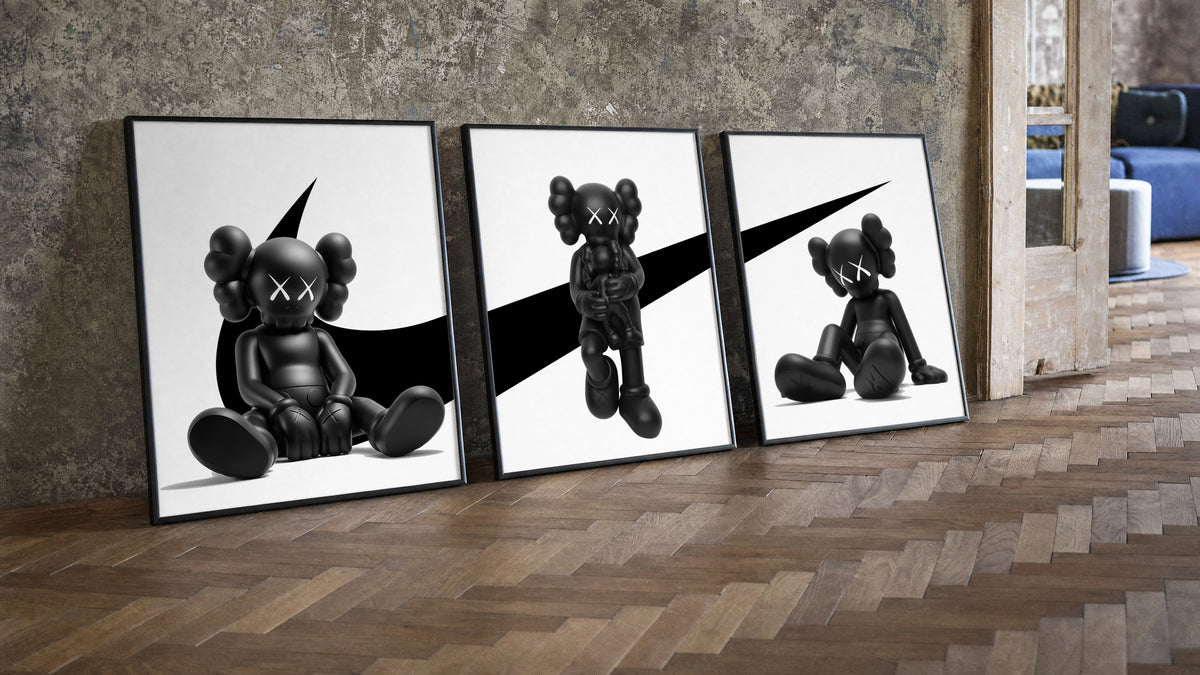 KAWS x Nike Monochrome Poster – Haus of Prints