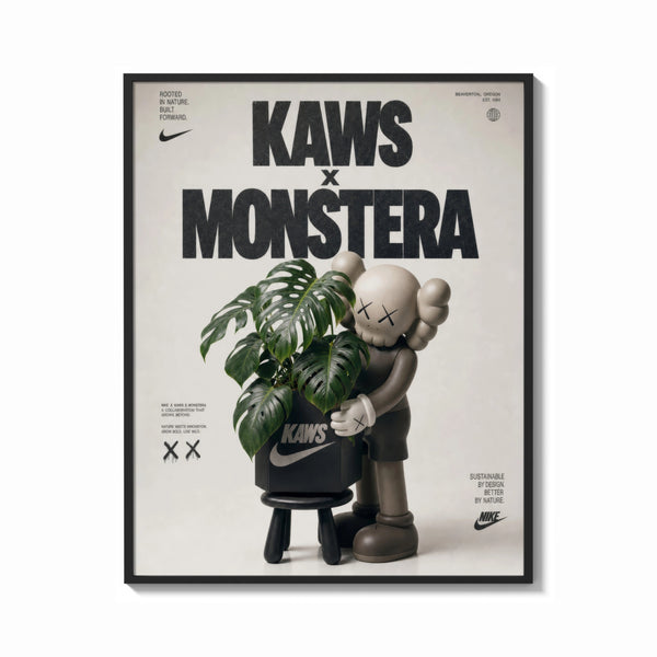 KAWS Companion Monstera Nike Artwork – Haus of Prints