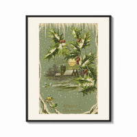 Framed Church A Merry Christmas print shown as a bold statement piece on a clean gallery wall