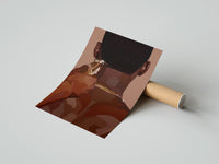 Gently curled Neckline Trim with Clippers print beside its protective shipping tube