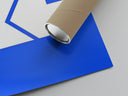 Matte paper-texture close-up of the Nike wordmark logo with swoosh graphic print