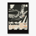 Nike Air Force 1 Low sneaker poster framed on a white gallery wall