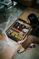 Pink Floyd Dark Side of the Moon Earls Court 1973 framed print hand-wrapped and packed for safe shipping