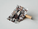 Rolled Red-Haired Shanks manga collage poster beside its crush-resistant kraft shipping tube