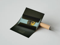 Rolled Se7en box scene poster beside its crush-resistant kraft shipping tube