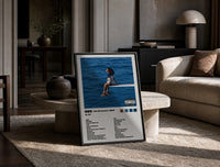 SOS by SZA album tracklist wall art print