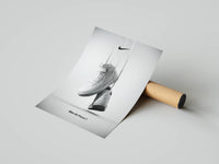Nike Air Force 1 Poster Set poster rolled beside its crush-resistant shipping tube