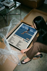 SZA SOS Album Tracklist framed print hand-wrapped and packed for safe shipping