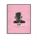 Framed Tyler the Creator IGOR print shown as a statement piece on a gallery wall