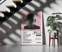 Tyler the Creator IGOR framed print on a staircase entryway wall beside a plant