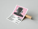 Tyler the Creator IGOR poster print laid beside its crush-resistant shipping tube