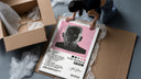 Tyler the Creator IGOR framed print being unboxed from protective packaging